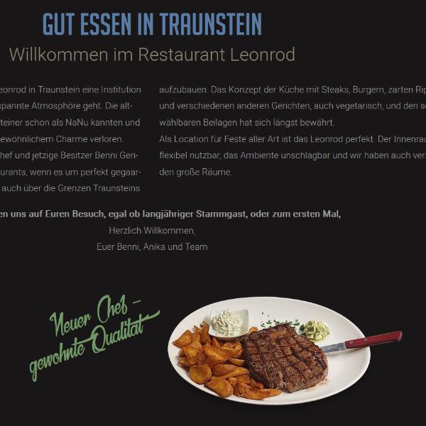 BlackCreek Studio Referenzen - Restaurant
Leonrod